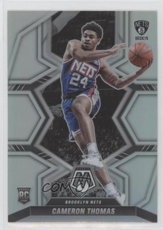 2021-22 Panini Mosaic Rookies Silver Prizm Cameron Thomas #215 09dp