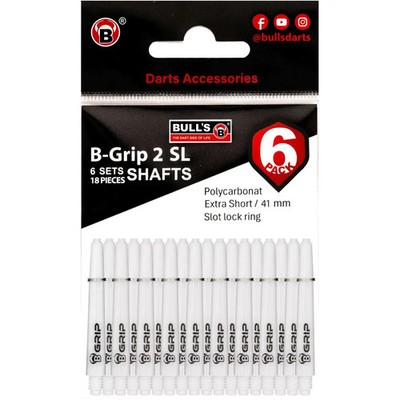 BULL'S 6P-B-Grip-2 SL Sh. m weiß