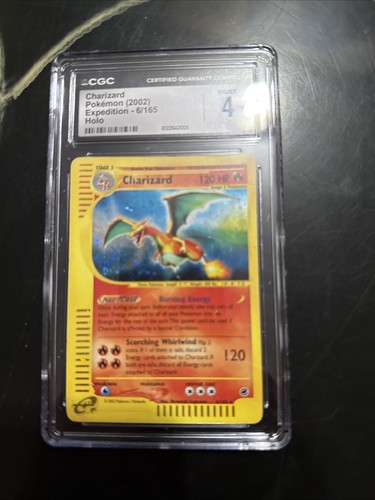 Charizard graded CGC 4 for sale on eBay