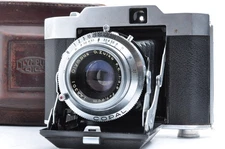 Olympus Chrome Six Va 6x6 6x4.5 Medium Format Folding Camera Exc+5 From Japan
