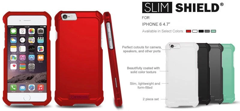 FUNDA RÍGIDA ANTIHUELLAS DACTILARES MATE COMO NUEVA PARA APPLE iPHONE 6 4.7" Foto 3 de 3