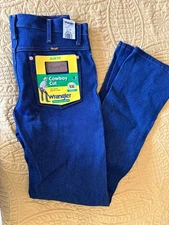 Wrangler Men's 936 DEN Cowboy Cut Slim Fit Jeans 32x32 BLUE