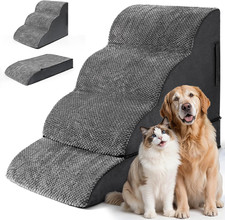 Dog Stairs For Small Dogs Puppy Older Cat High Density Foam Pet Ramp For Sofa
