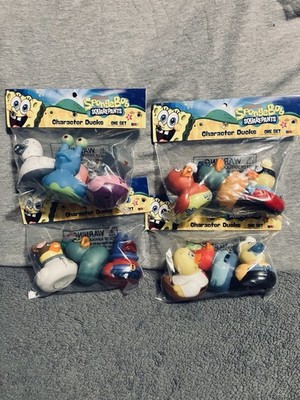 Spongebob Squarepants Character Ducks Complete Set of 12 New & Sealed   Out Pics
