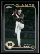 Shosei Togo 2024 Topps Chrome NPB Yomiuri Giants