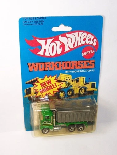 HOT WHEELS Mattel Vintage BW Blackwall Workhorses FORD DUMP TRUCK - MOC