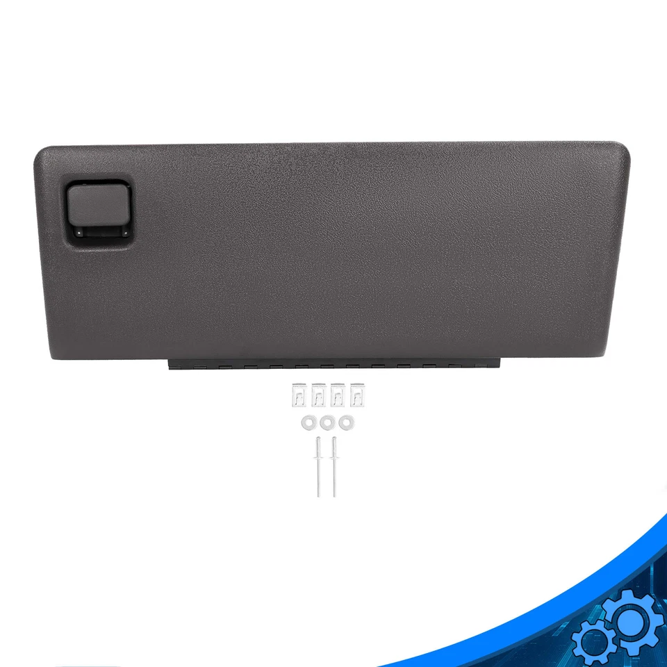 Black Glove Box Lid Assembly For Silverado Sierra 1500 2500HD 3500HD 2003-2007 - Image 2 of 4