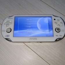 PS Vita Crystal White PCH 1000 ZA02 Box Console Charger Japan
