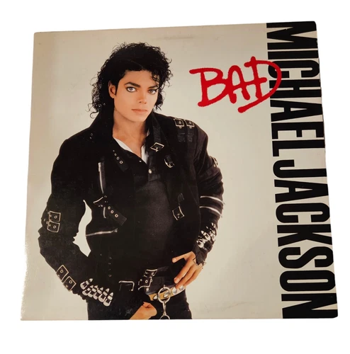 Michael Jackson ‎Bad 1987 Epic  40600 Vinyl LP 45 Just Can't Stop ❤️ U 1st Press