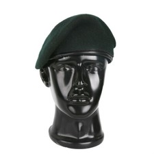 Black Mix Wool Military Costume Hat Army Beret Cap Solid Casual Party Fashion UK