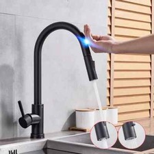 Smart Touch Sensor Kitchen Sink Tap Swivel Pull Out Mixer Touch Control Faucet 
