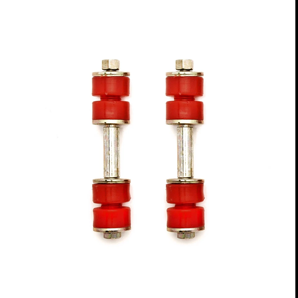 Juego de bujes de eslabones de barra estabilizadora de polietileno rojo para Oldsmobile 442 Cutlass 1966-1970 Foto 3 de 3
