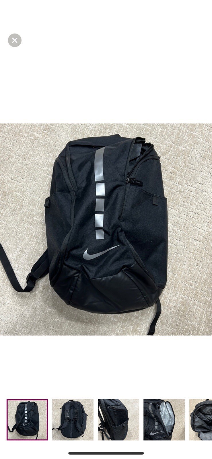 Nike Hoops Elite Pro Basketball Backpack - Black