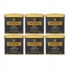 6 x Twinings PRINCE OF WALES LOOSE TEA - Caddy 6 x 100g / 7oz