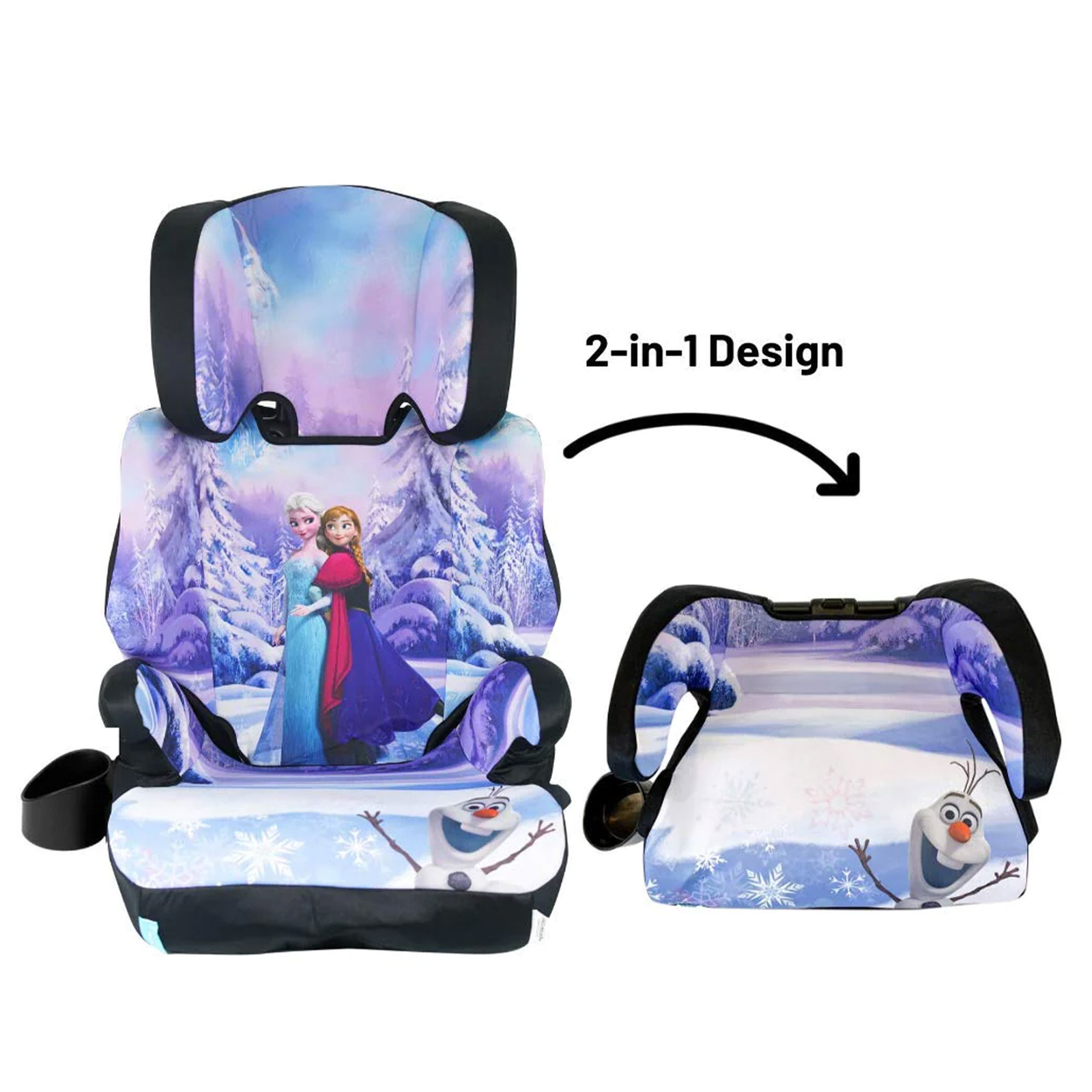 KidsEmbrace Disney Frozen Themed Convertible High Back/Backless Booster