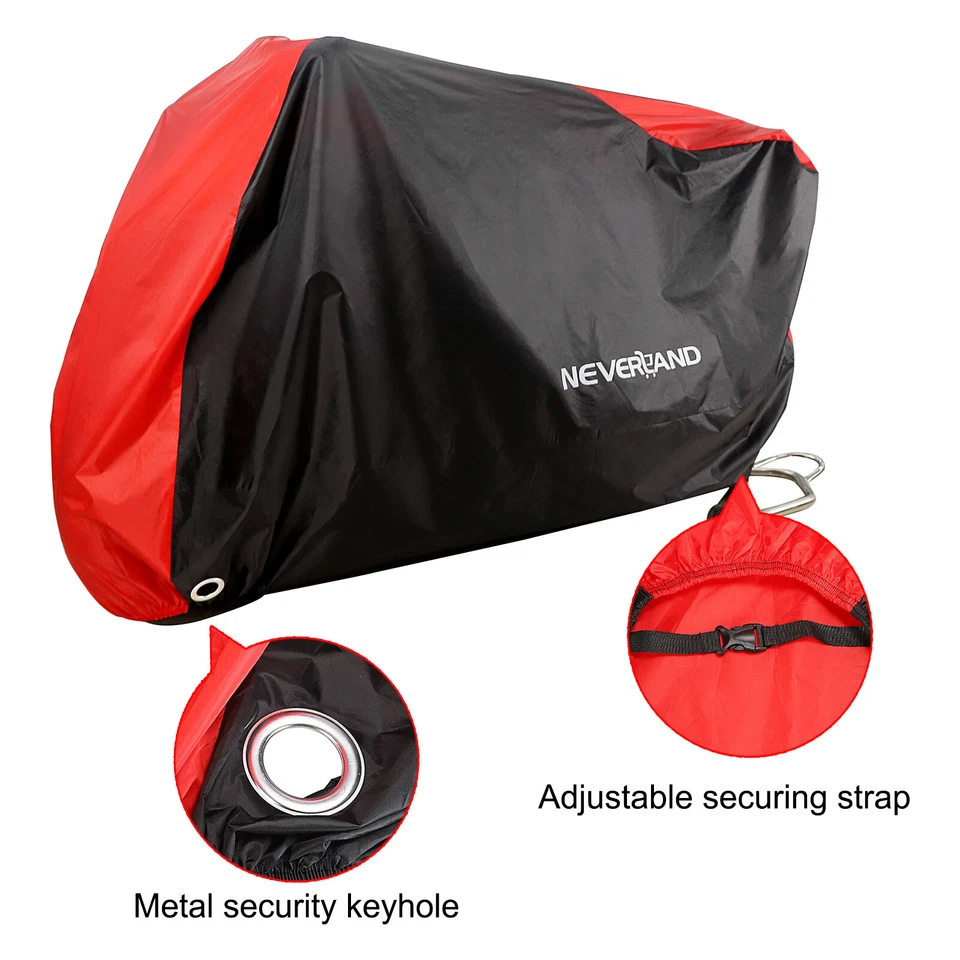 M L XL XXL XXXL Motorradgarage Motorrad Abdeckplane Ganzgarage Rollerabdeckung - Bild 2 von 4