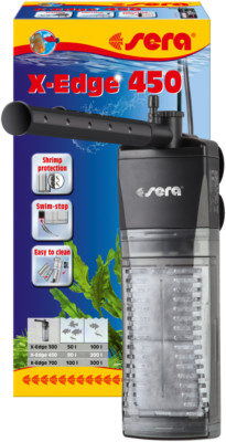 Sera X-Edge 450 Eckfilter - Leistungsstarke Filter für Aquarien bis 200L