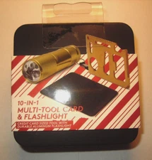 JCPENNEY EXCLUSIVE MULTI TOOL CARD & Flashlight Multi-Tool  function BRAND NEW!
