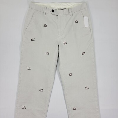 Brooks Brothers NWT Mens 33x32 Corduroy Pants Clark Fit Penguins