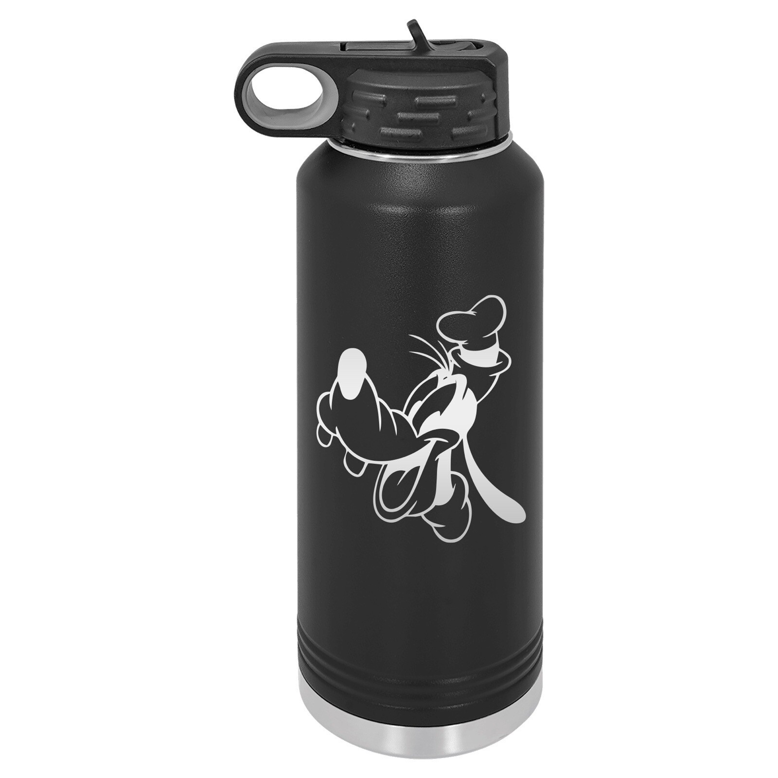 Goofy 40 oz stainless insulated with straw laser engraved wa