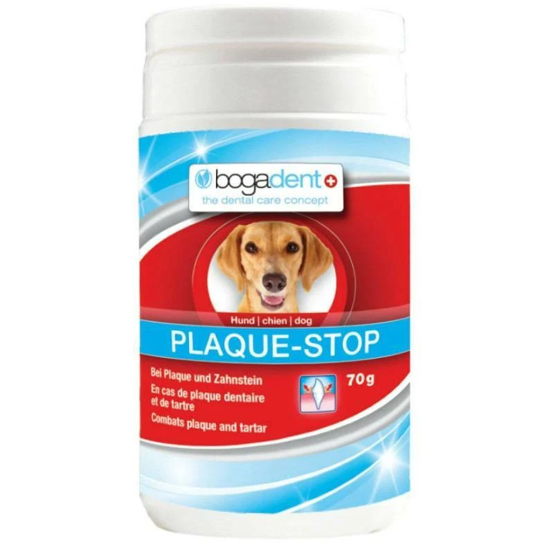 Bogadent Dog Plaque-Stop Anti Tartar Breath Cleanser Tooth Gum Powder 70g