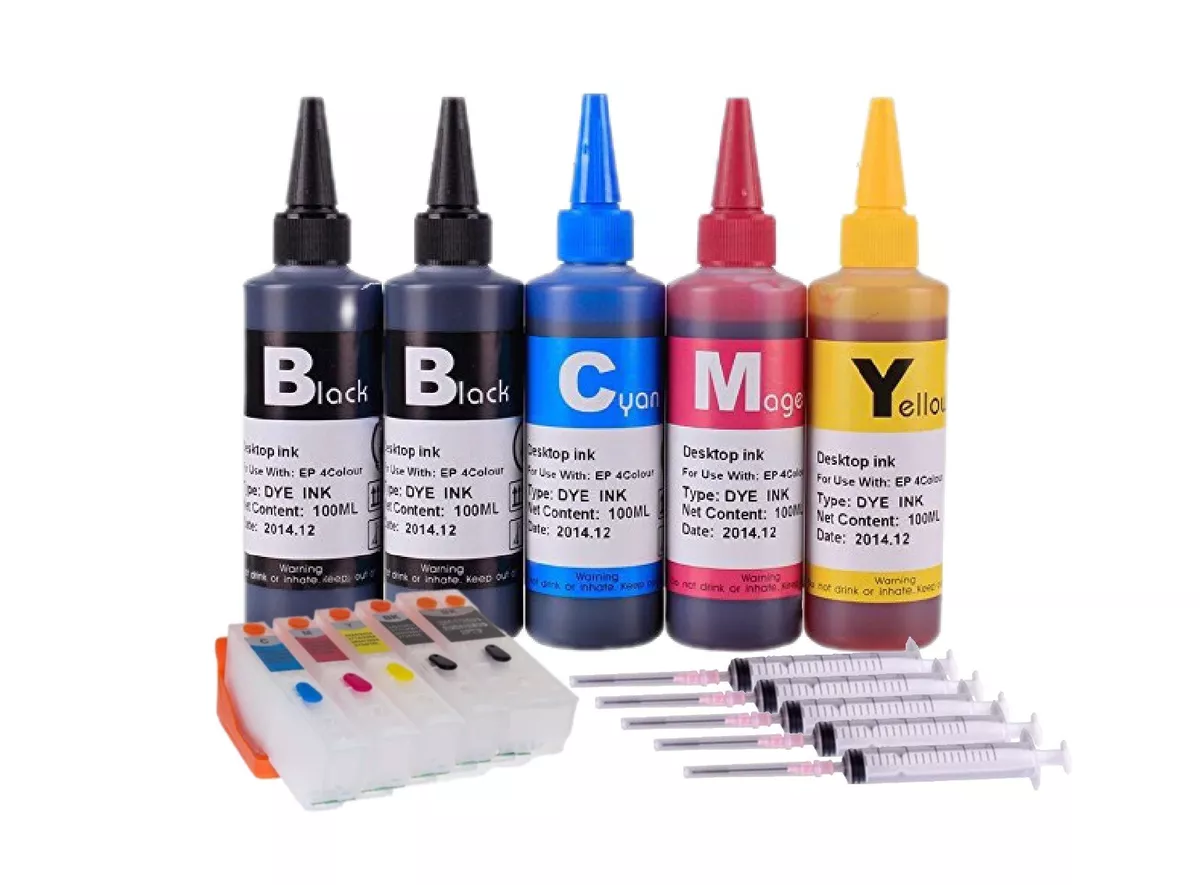 Refillable ink cart Kit fits epson XP 530 XP 630 XP 635 XP 830 XP 540 XP 640