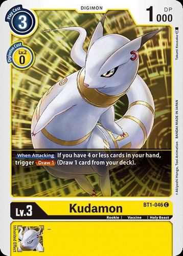 Kudamon - BT1-046 - C NM Digimon TCG | eBay