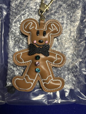 Baublebar Disney Christmas Mickey Mouse Gingerbread Man Keychain