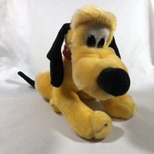 Vintage Pluto Dog Stuffed Animal Plush Walt Disney Production Disneyland