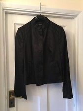 New Claudia Strater Black Designer Short Jacket,40/uk14
