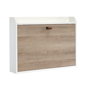 Floating Desk Rectangular Built In Storage Cabinet Wall Mounted White 25 Inch Ebay