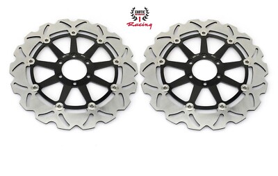 2 Front Brake Disc Rotor For Ducati Monster 696 SB 748  916 996 S4 Black