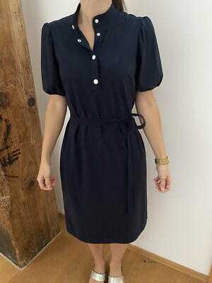 Jane Lushka Kleid Gürtel Blau Gr. S Conleys Wie Neu