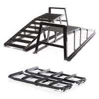 Wiltec Set 2X Auffahrrampe 2T/Paar Auffahrschiene Verladerampe + VerläNgerung