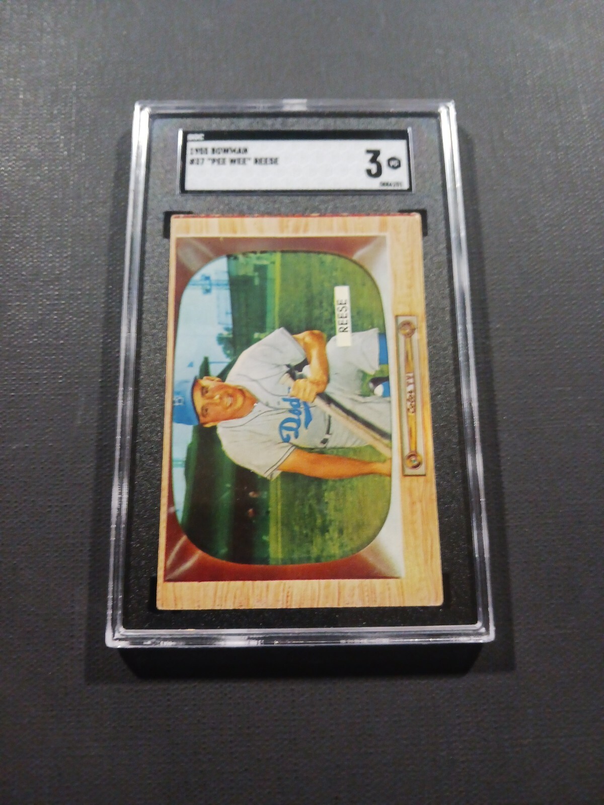 1955 Bowman Pee Wee Reese Brooklyn Dodgers #37 HOF⚾️💥⚾️ SGC 3 VG