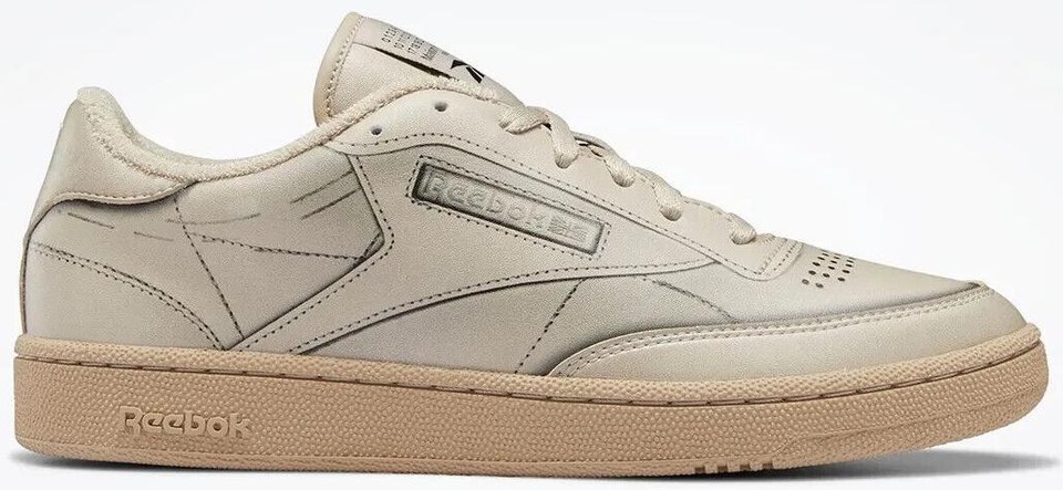 club VINTAGE メゾン・マルタン・マルジェラ　38 Beige Maison Margiela x Reebok Club C Tan for Sale | Authenticity