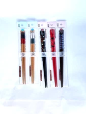 Daiso Kawaii Animals Chopsticks set of 5 Brand New 21 cm & 19.5 cm Japan Seller