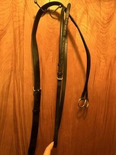 Bobby's English Tack Black Running Martingale Oversized