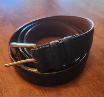 Lands End Vintage Leather Belt Lands main image 3