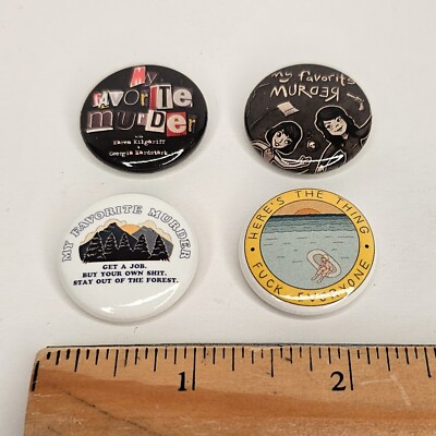 NEW My Favorite Murder MFM 4 Pins