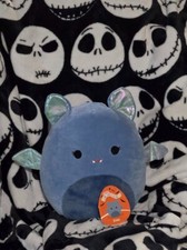 Squishmallow 10" Halloween Este the Bat LIGHT BLUE PLUSH NEW