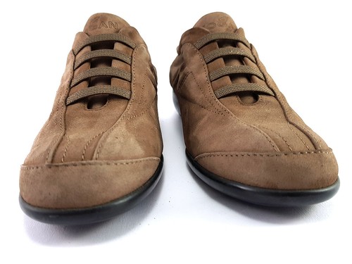 Hogan Brown Suede Lace Up Women Shoes Size EU 36.5 US 6.5 | eBay