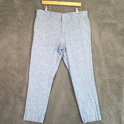 chinese dress ladies Slim Fit Solid Cotton Blend Suit Pant  Perry Ellis