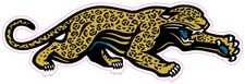 Jacksonville Jaguars Football Vinyl Decal Sticker Car Truck Bumper Tumbler Mug