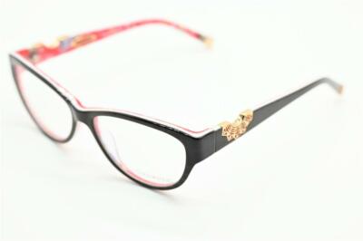 NEW COCO SONG IN BLOOM COL. 03 BROWN RED AUTHENTIC EYEGLASSES W/ CASE  53-15