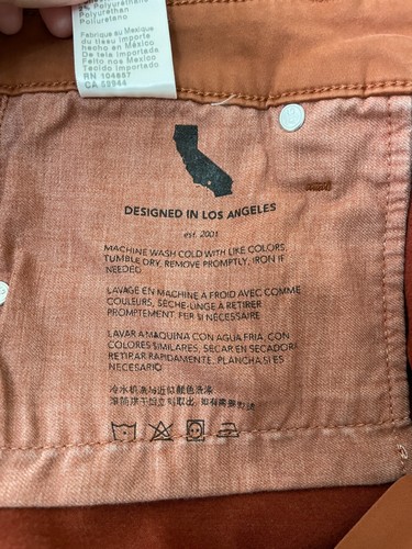 AG Adriano Goldschmeid Luscious Stretch Sateen Farrah Ankle Skinny Pant Sz 30 - Picture 6 of 13