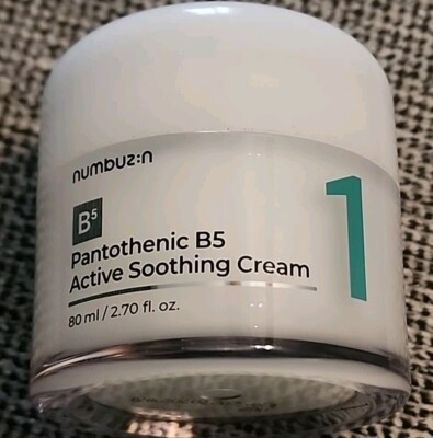 NUMBUZIN No.1 Pantothenic B5 Active Soothig Cream 80ml K-Beauty