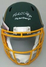 Packers NICK COLLINS Signed Full Size AMP Replica Helmet AUTO w/ XLV Champ JSA