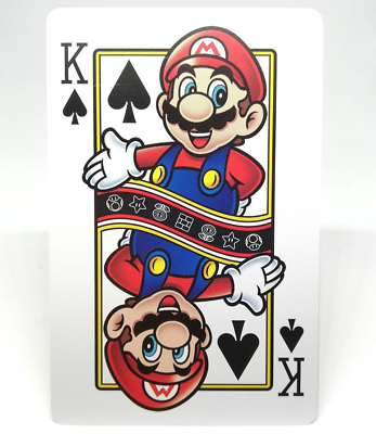 MARIO spade king Super Mario Bros World playing CARD trump CLUB