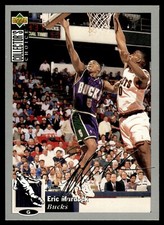 1994-95 Collector's Choice Silver Signatures #305 Eric Murdock Milwaukee Bucks